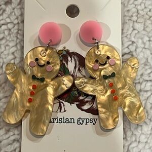 Adorable Gingerbread Earrings